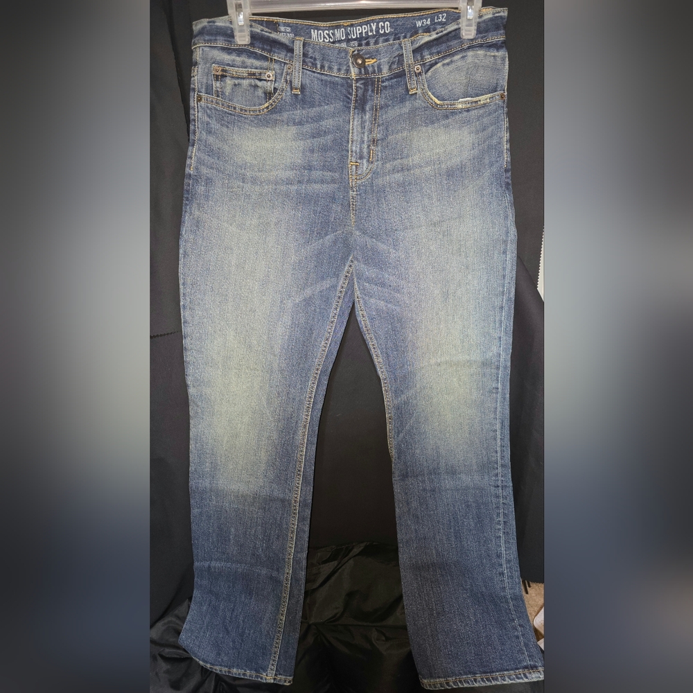 Mossimo Supply Co. Men's Straight Cut Denim Jeans W34 L32